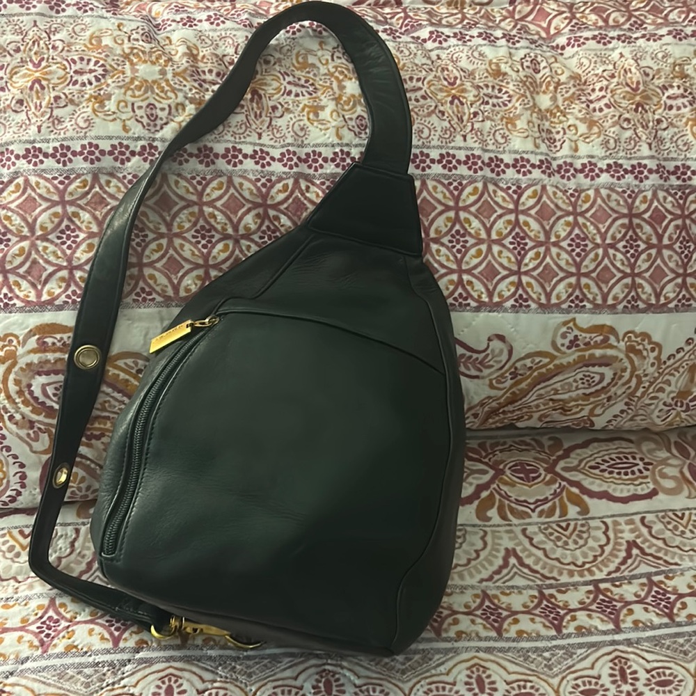 Tignanello Genuine leather single strap handbag